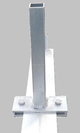 Guide Post bracket fits 5&quot; tall x 3.5&quot; wide beam