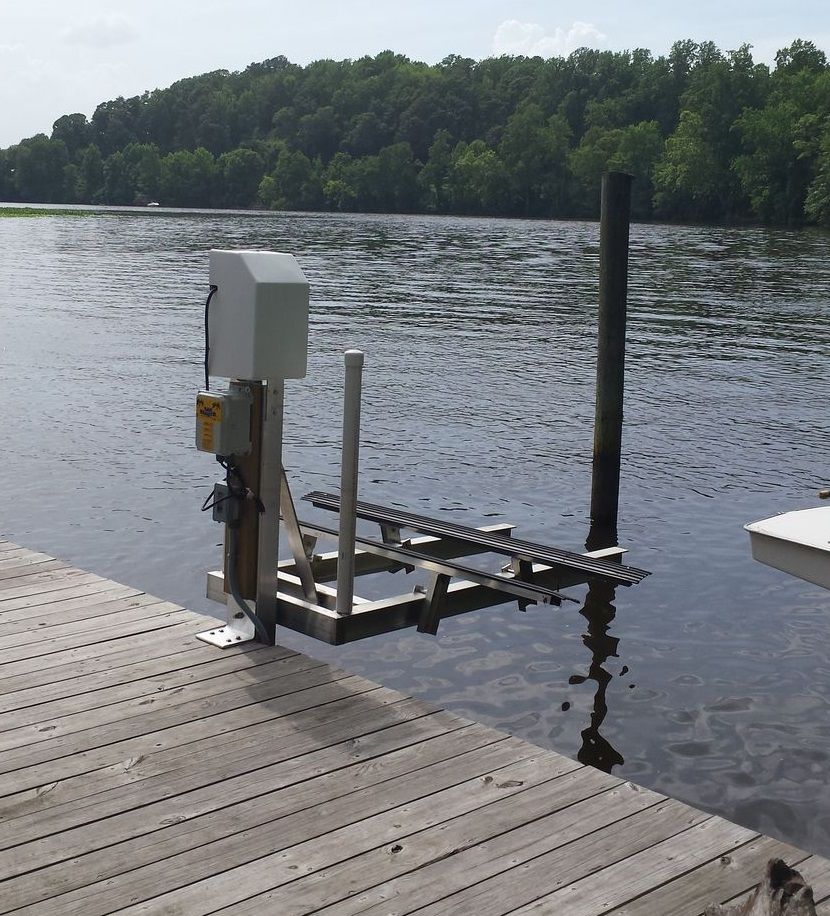 Flush mount kit for PWC track lifts