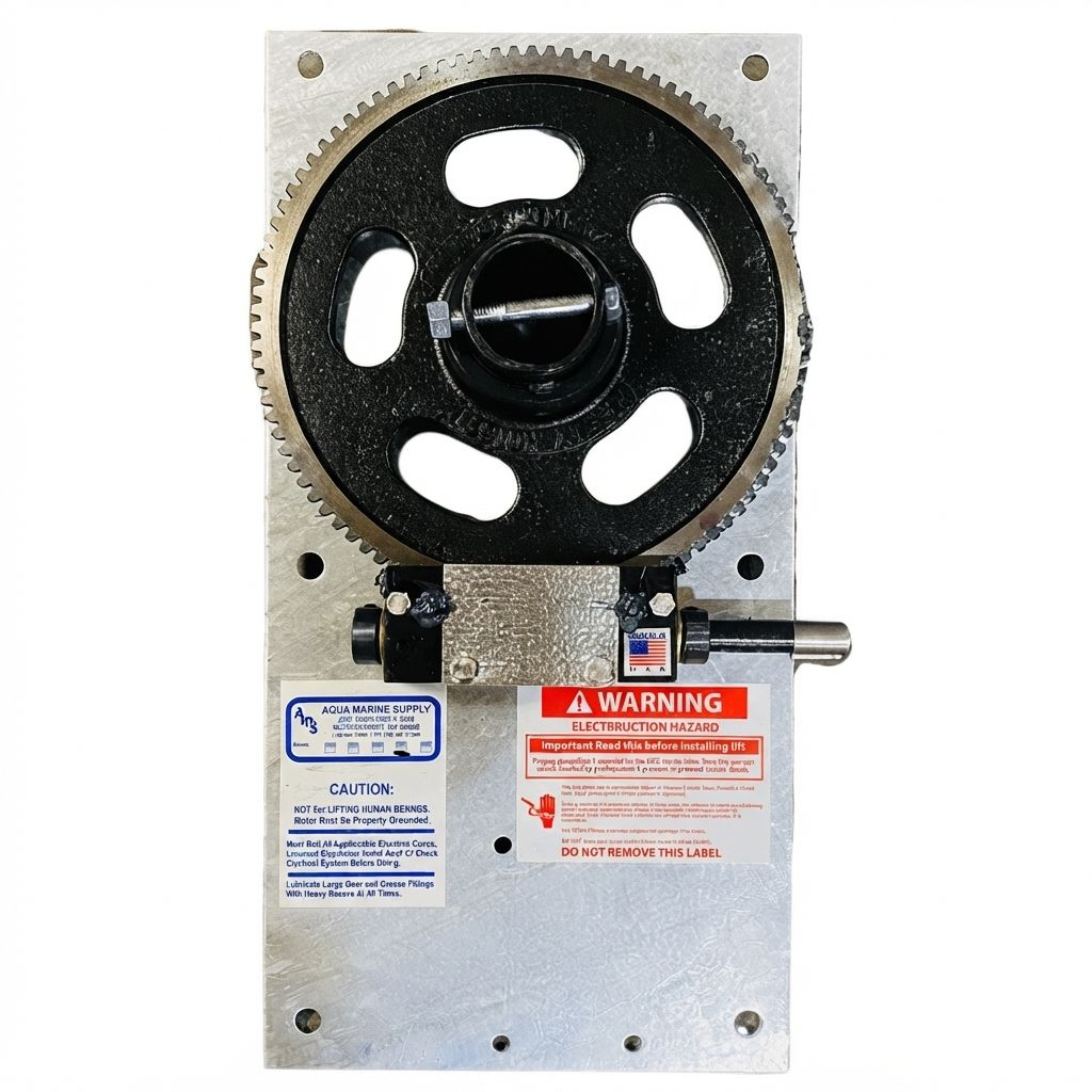 Bare Galvanized Gear Plate