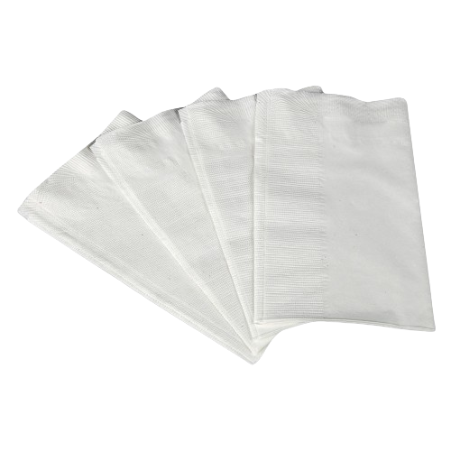 1/8 FOLD (MF FOLD) 2-PLY DINNER WHITE 1000/CTN