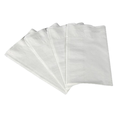 1/8 FOLD (MF FOLD) 2-PLY DINNER WHITE 1000/CTN