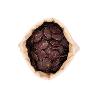 15KG DARK CHOC BUTTON BROWN BAG (BUTTON) C&amp;L