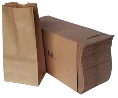 2000PCS (500/PKT*4) PAPER BAG BROWN 2SO