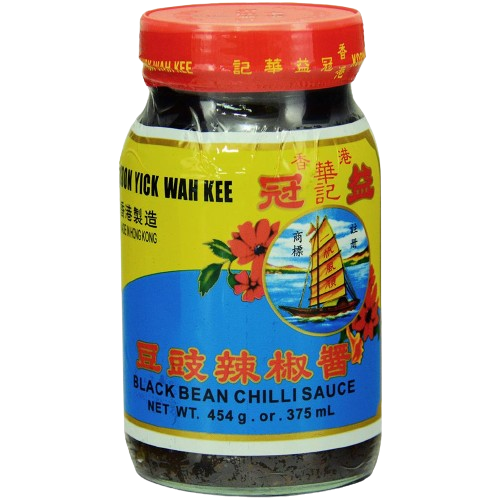 BLACK BEAN CHILLI SAUCE 454G CTN24 KOON YICK