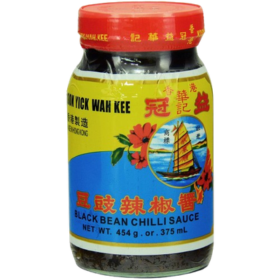 BLACK BEAN CHILLI SAUCE 454G CTN24 KOON YICK