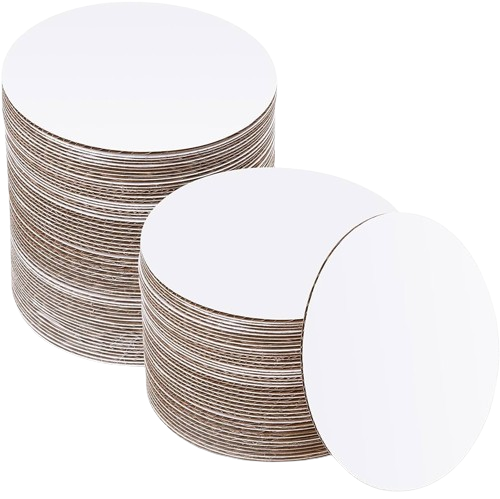 CAKE BOARD STD ROUND 6&quot; 100PCS