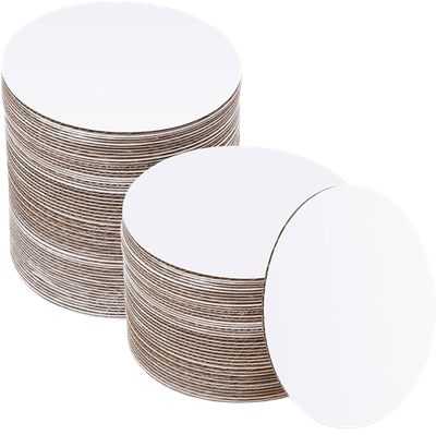CAKE BOARD STD ROUND 6&quot; 100PCS