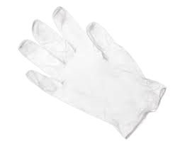 GLOVES VINYL CLEAR LARGE (LOW POWDER) CTN1000 C&amp;L