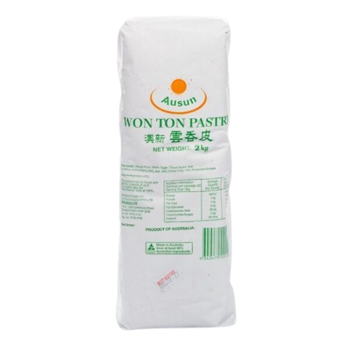 PASTRY WONTON 2KG CTN10