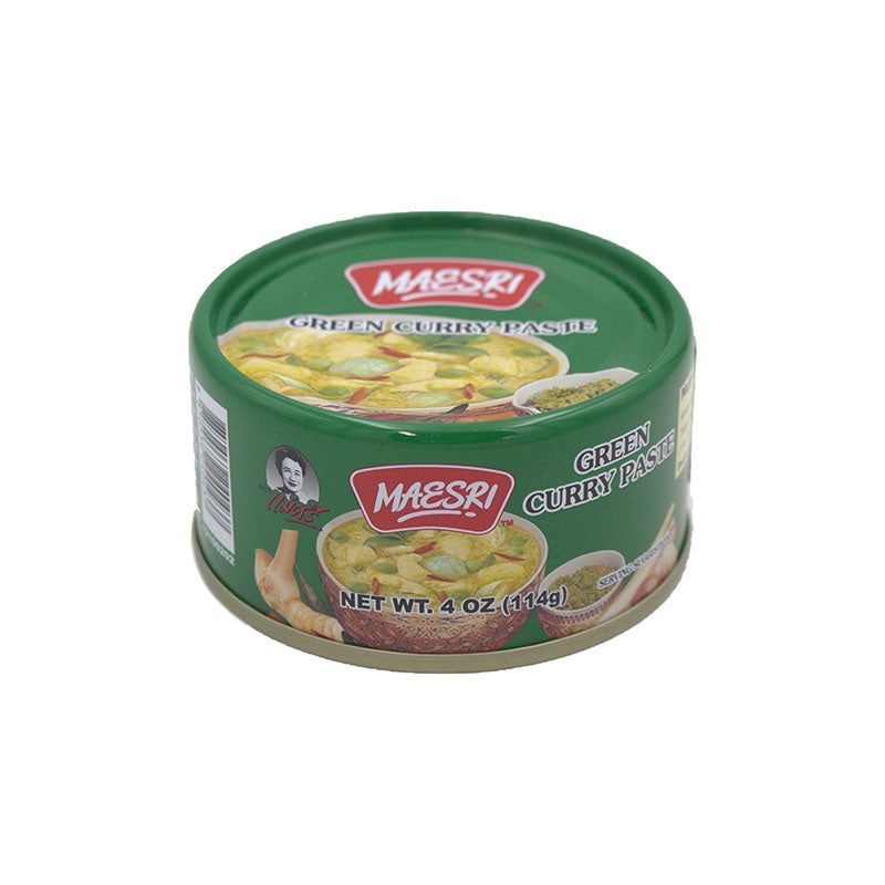 GREEN CURRY PASTE 48X114G MAESRI