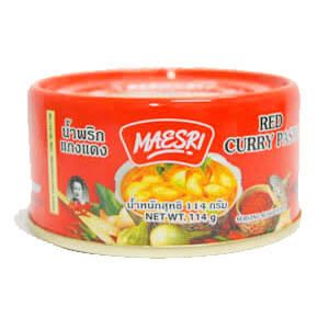 RED CURRY PASTE 114G x 48 MAESRI
