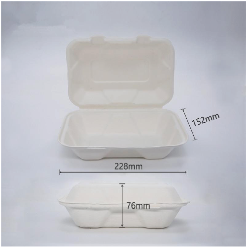 REGULAR SNACK BOX 850ML (200pcs) - (SUGARCANE)