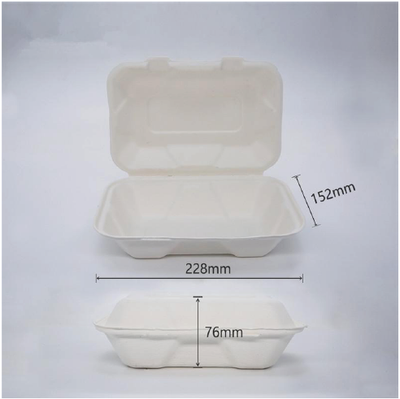 REGULAR SNACK BOX 850ML (200pcs) - (SUGARCANE)