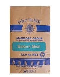 WHOLEMEAL FLOUR 12.5KG BAKERS MEAL