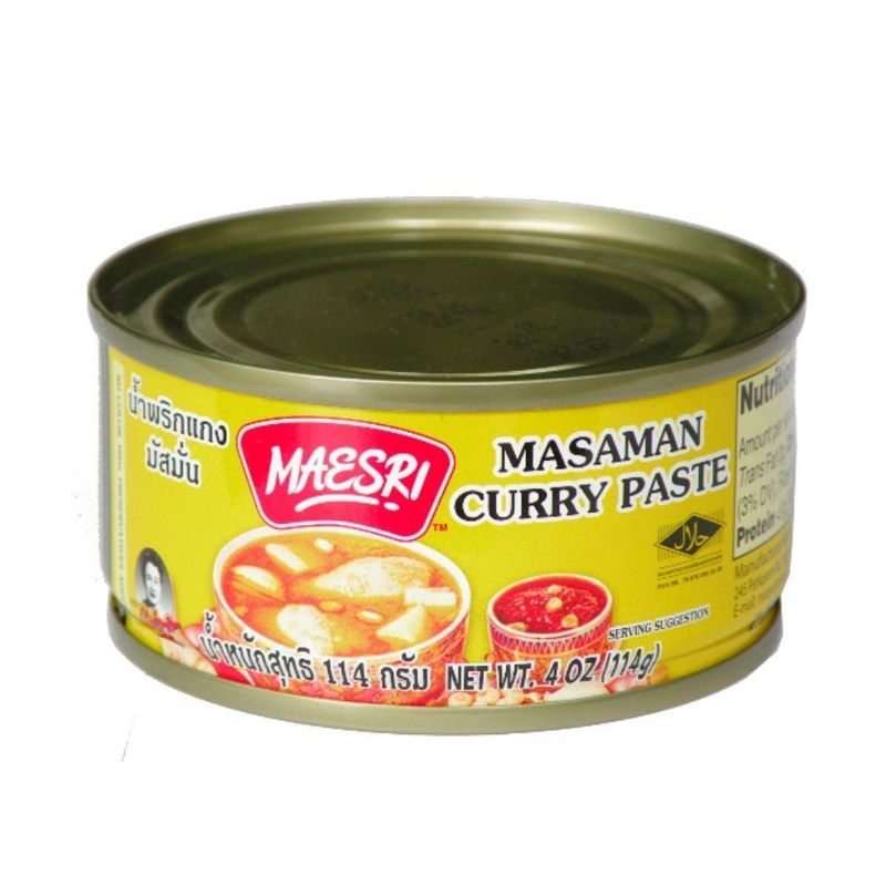 MASMAN CURRY PASTE 114GX48*MAESRI**