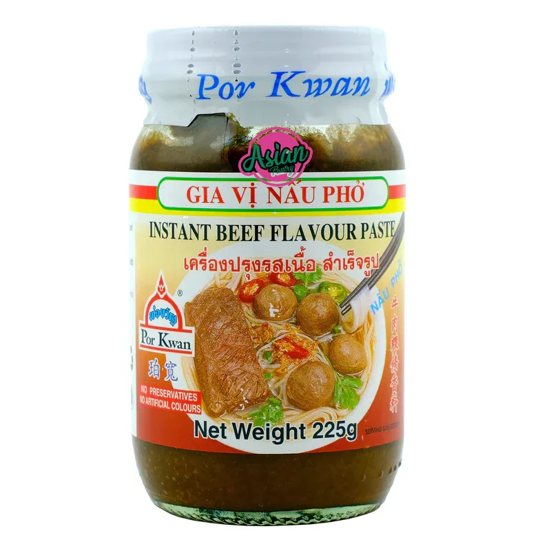 INSTANT BEEF FLAVOR PASTE 454G X 24 POR KWAN