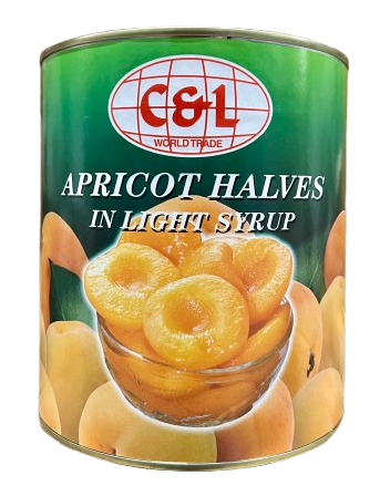 APRICOT HALVES A10 CTN3 C&amp;L