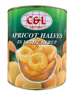 APRICOT HALVES A10 CTN3 C&amp;L