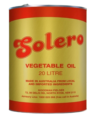 OIL VEG WITH BUNG 20LT SOLERO