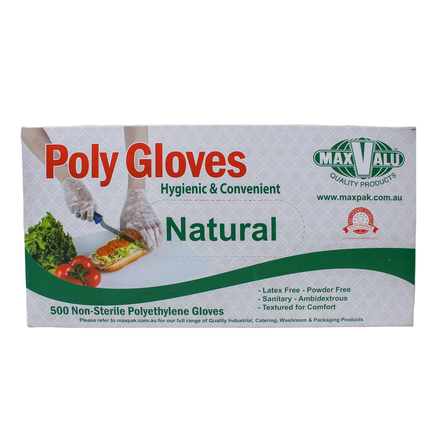 6000pcs GLOVES POLY ONE SIZE FITS ALL