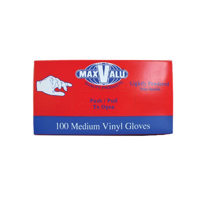 GLOVES VINYL MEDIUM (LOW POWDER) CTN1000 C&amp;L