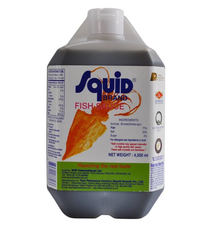 FISH SAUCE 4.5LT CTN3 SQUID