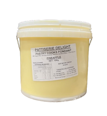 FONDANT PINEAPPLE 15KG C&amp;L