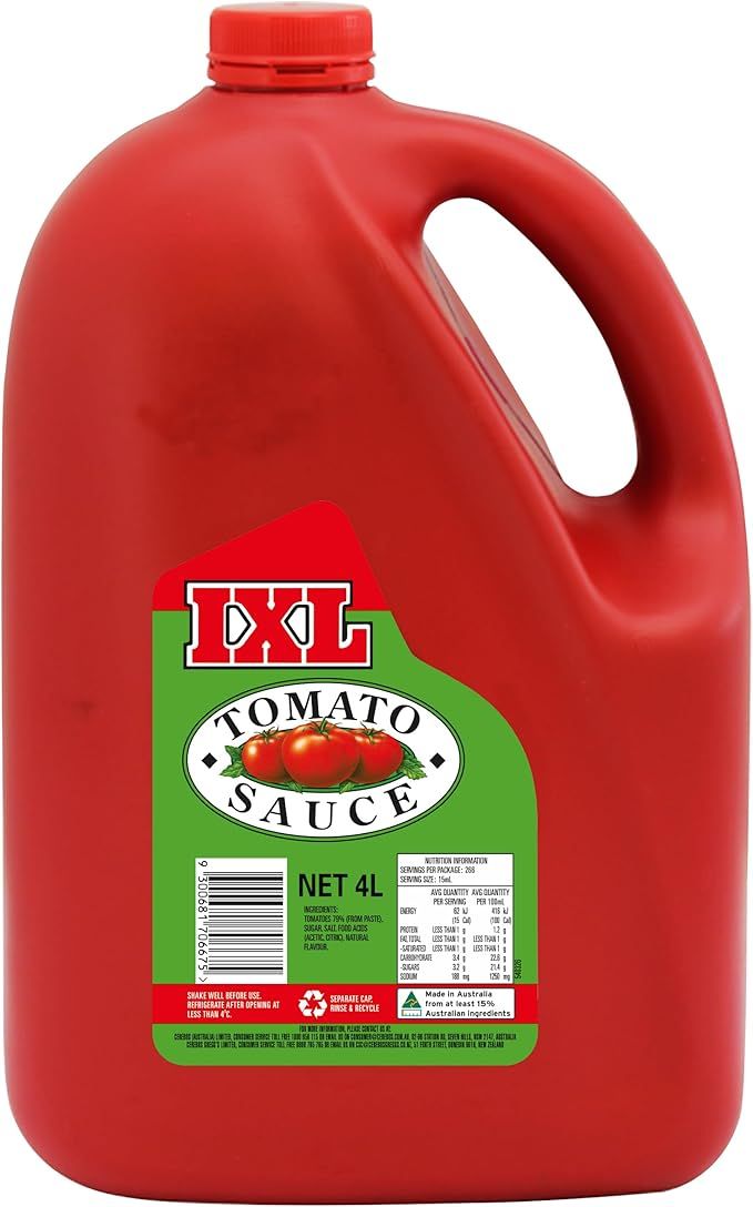 TOMATO SAUCE 4LT CTN3 IXL