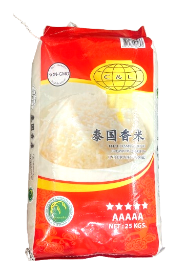 RICE THAI JASMINE 25KG RED LABEL