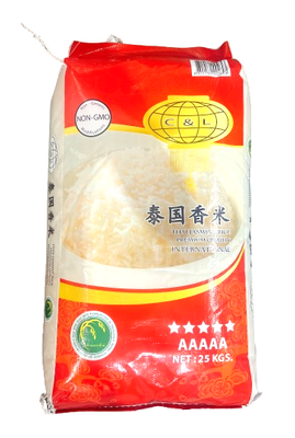 RICE THAI JASMINE 25KG RED LABEL