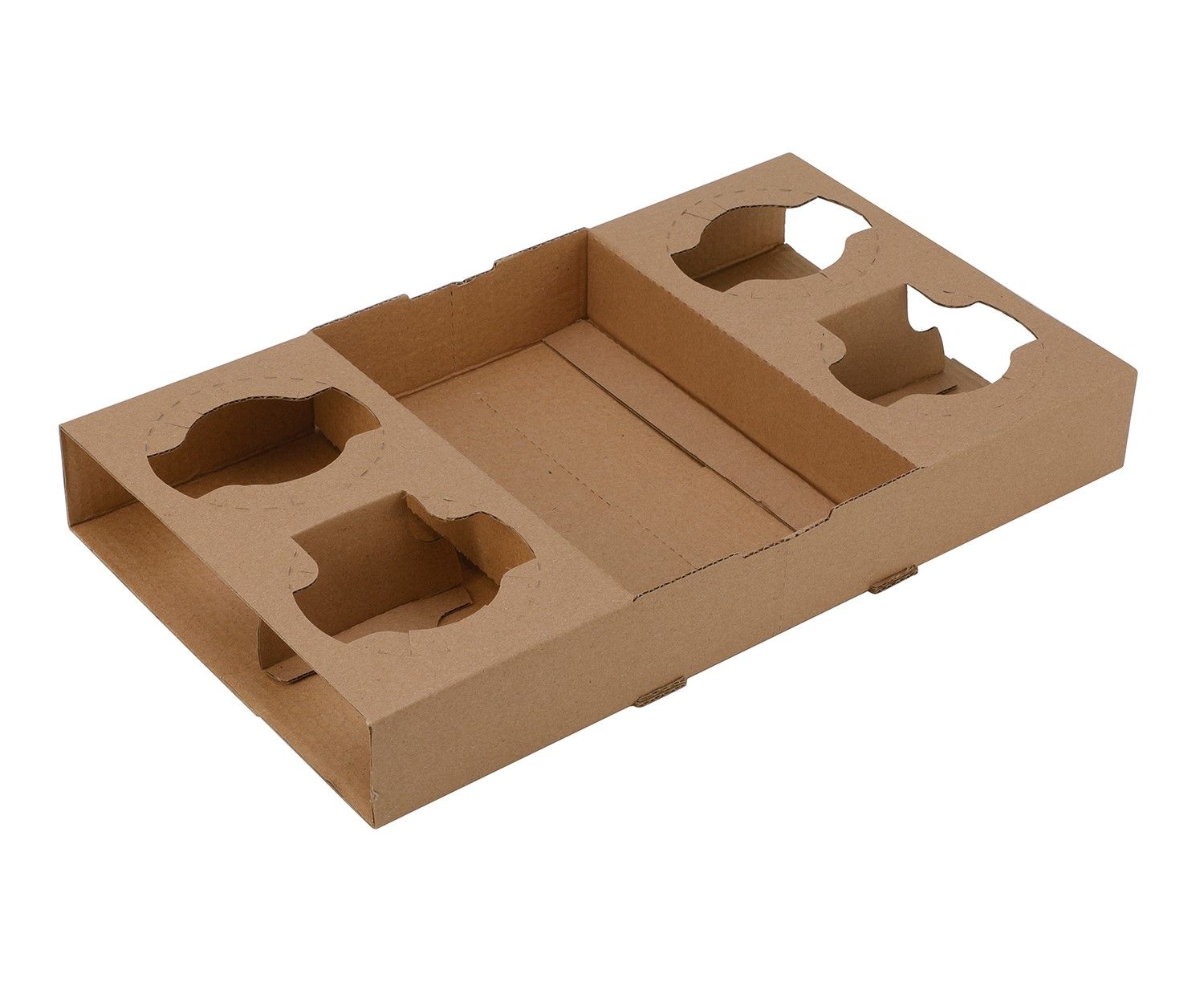 TRAY PAPER 4 CUP CTN100 C&amp;L