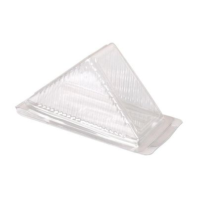 WEDGE CLR PLASTIC SANDWICH LARGE CTN500 PET (195X85X85mm)