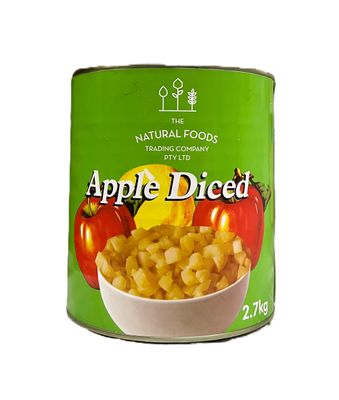 DICED APPLE POUCHED 3KG X 3