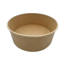 BROWN KRAFT SALAD BOWL 1000ML (300PCS)