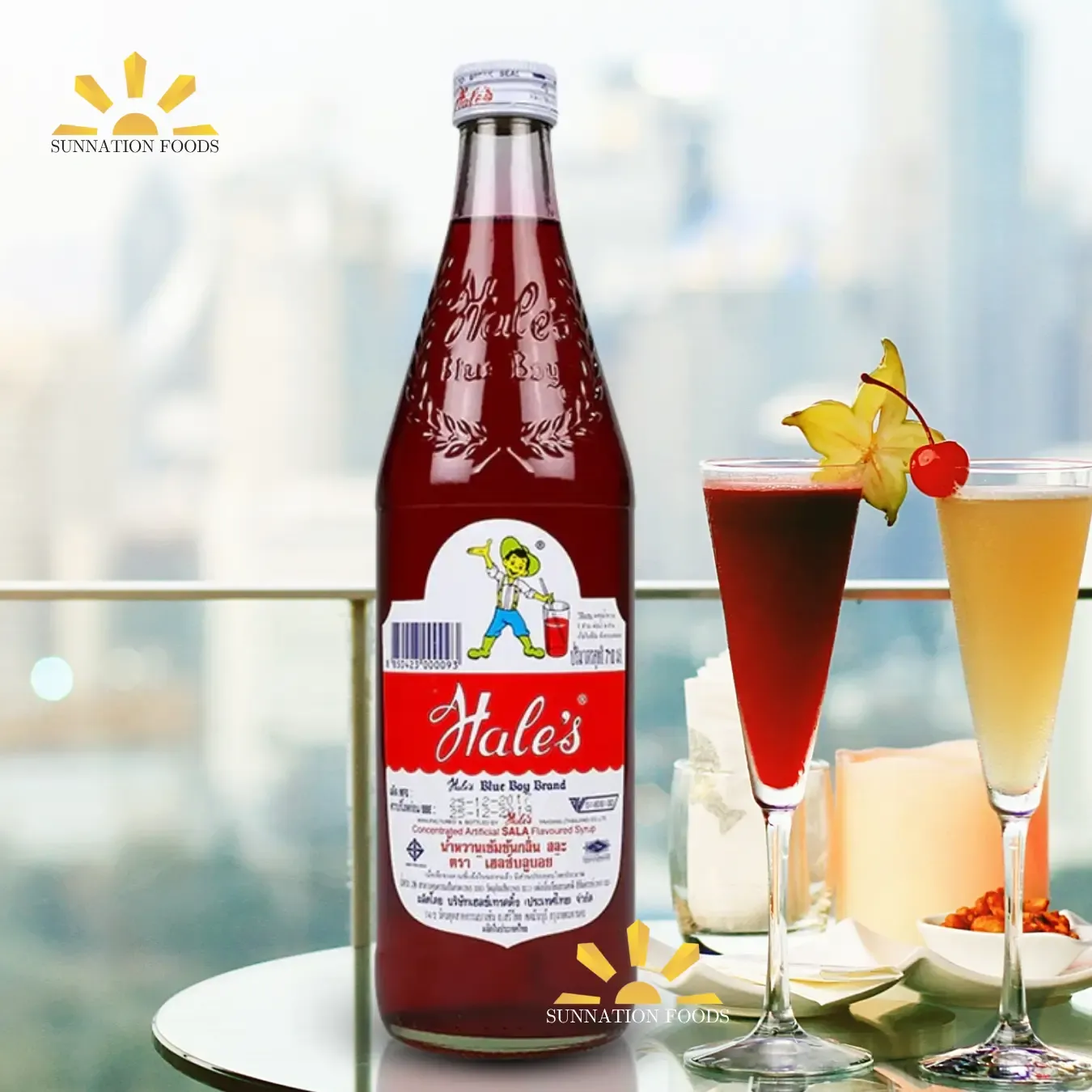 Hale's Blue Boy Sala Syrup Red (Concentrated Artificial) 12 x 700ml