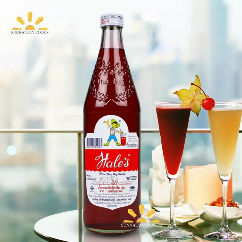 Hale's Blue Boy Sala Syrup Red (Concentrated Artificial) 12 x 700ml