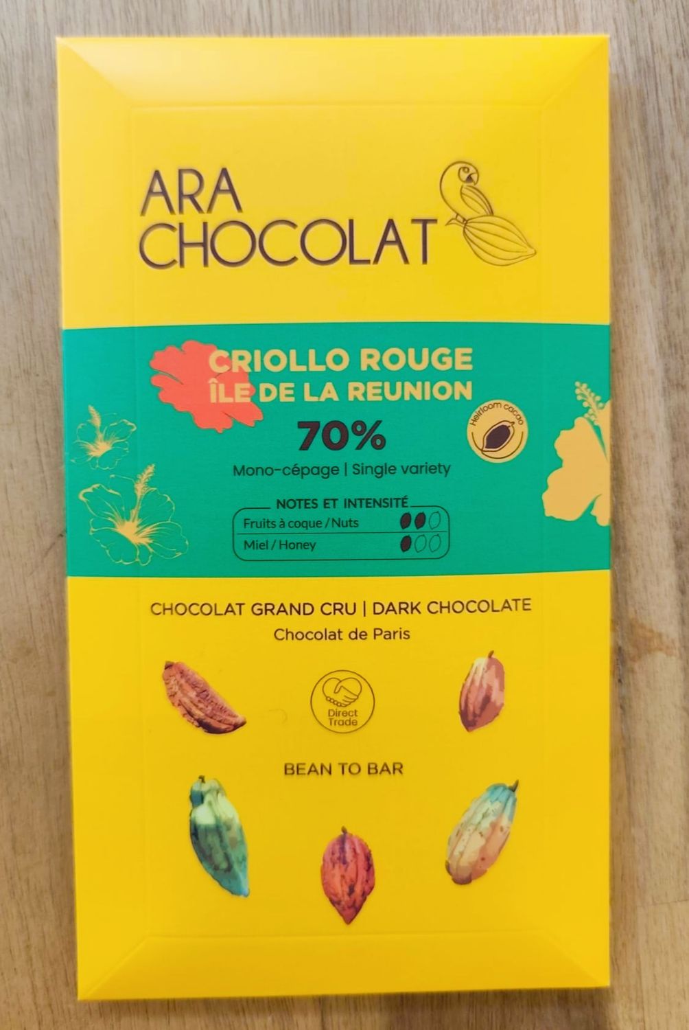 Criollo Rouge La Réunion 70%