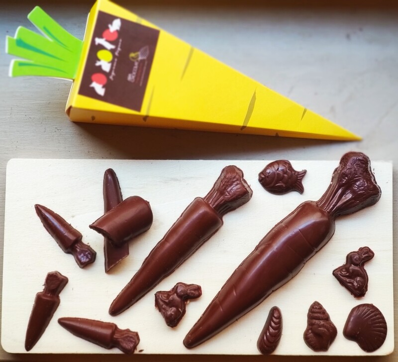 🥕 Carotte Gourmande de Pâques – Praliné &amp; Mini Lapins