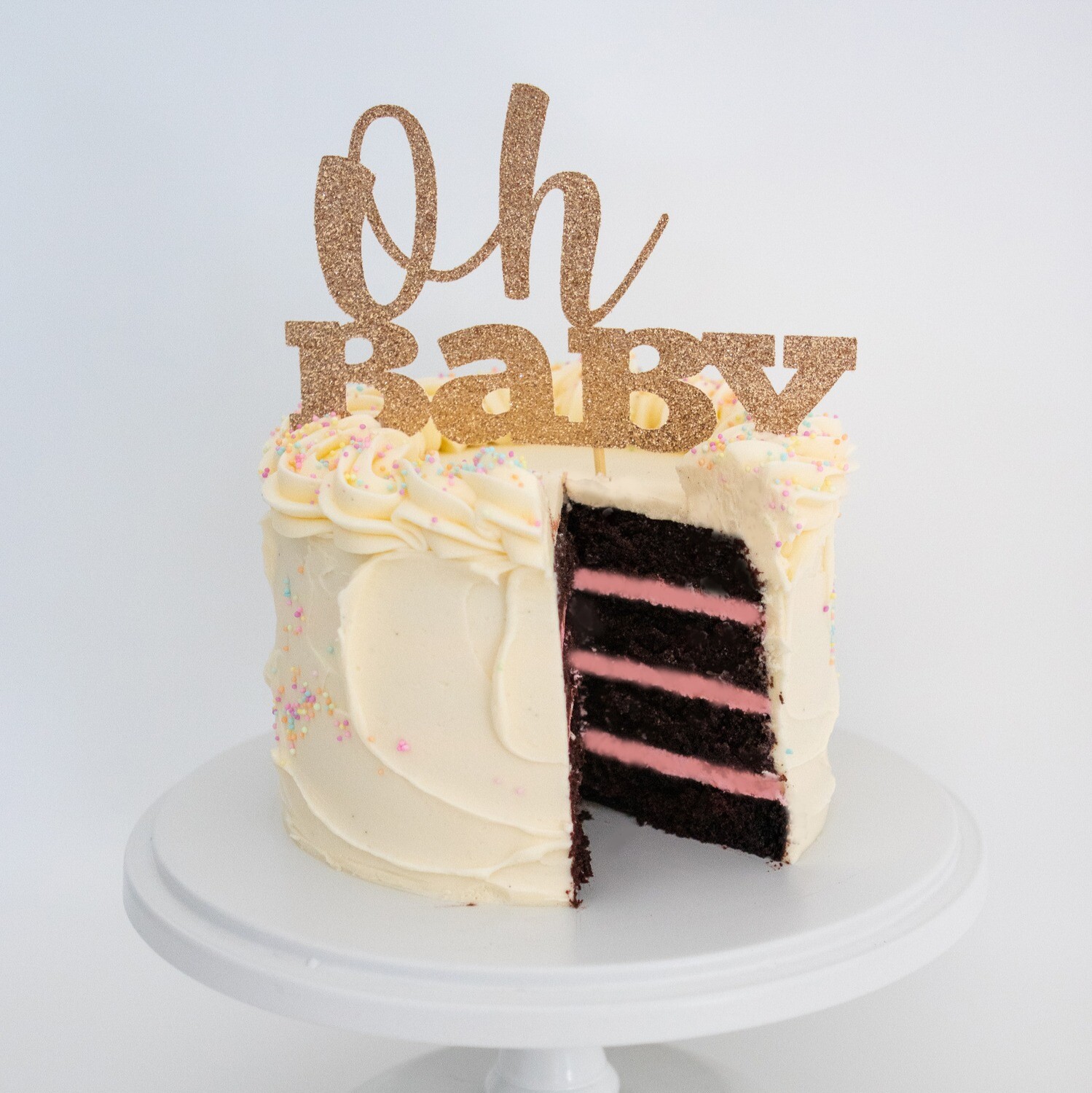 Gender Reveal Cake