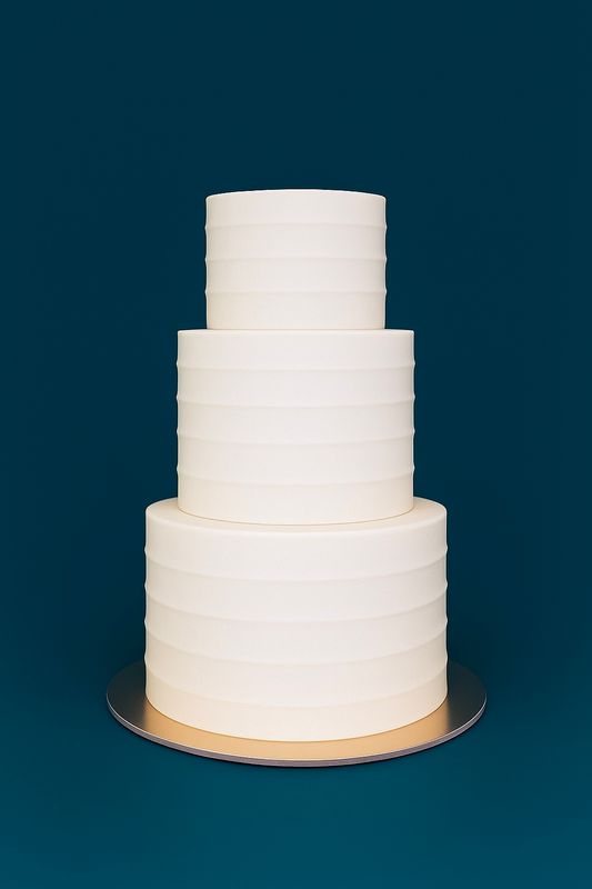 3-Tiered Beveled Cake (6"/8"/10")