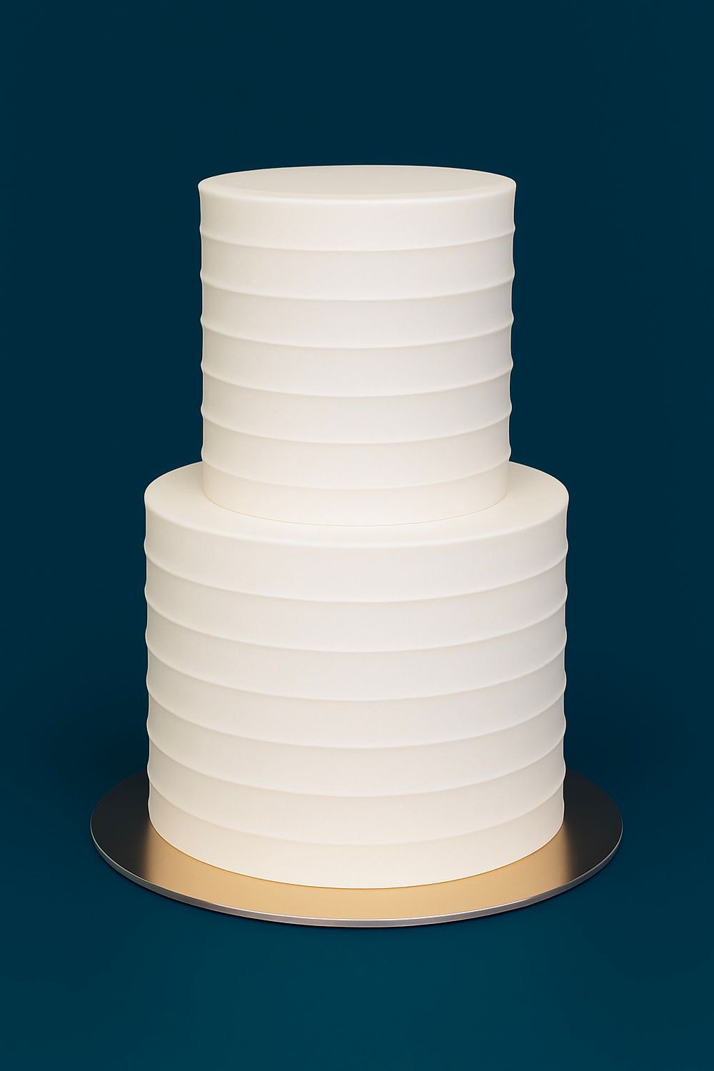 2-Tiered Extra Tall Beveled Cake (6"/8")