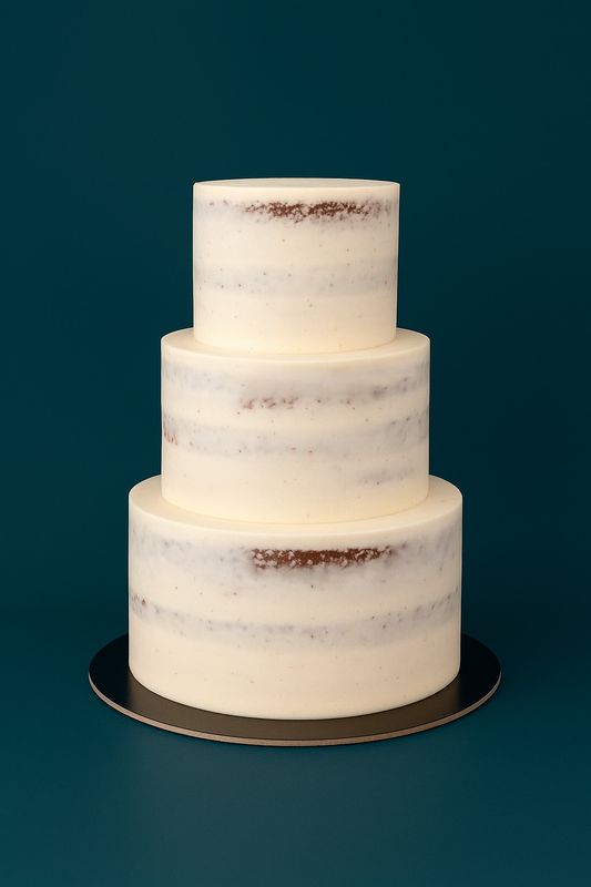 3-Tiered Nearly Naked Cake (6"/8"/10")
