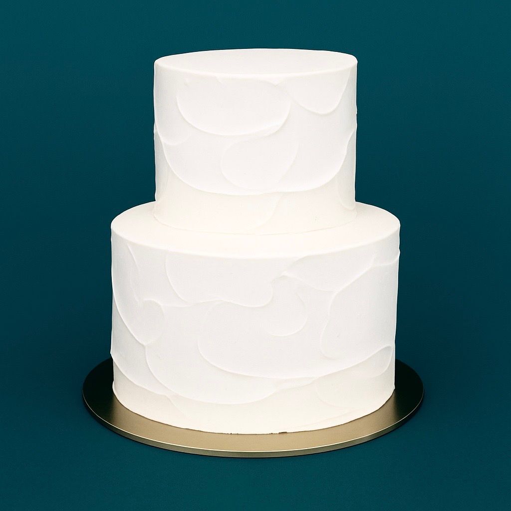 2-Tiered Stucco Cake (6"/8")