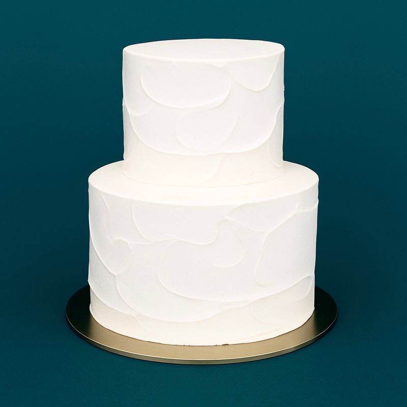 2-Tiered Stucco Cake (6"/8")