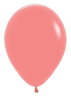 11" Tropical Coral Latex Balloon