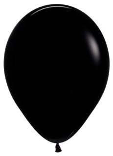 11" Black Latex Balloon
