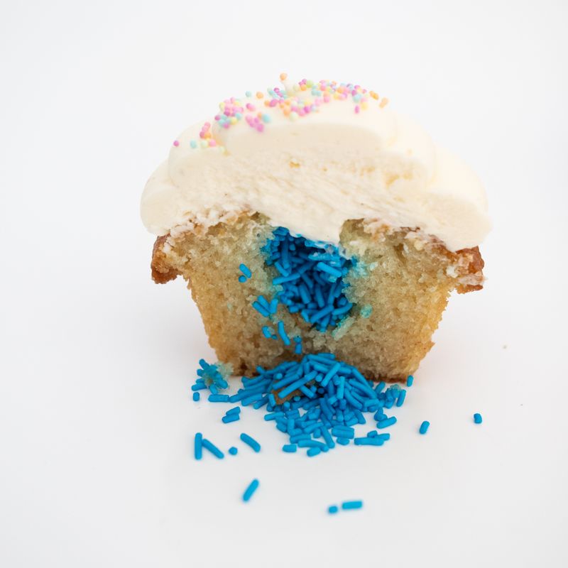 Gender Reveal Cupcake
