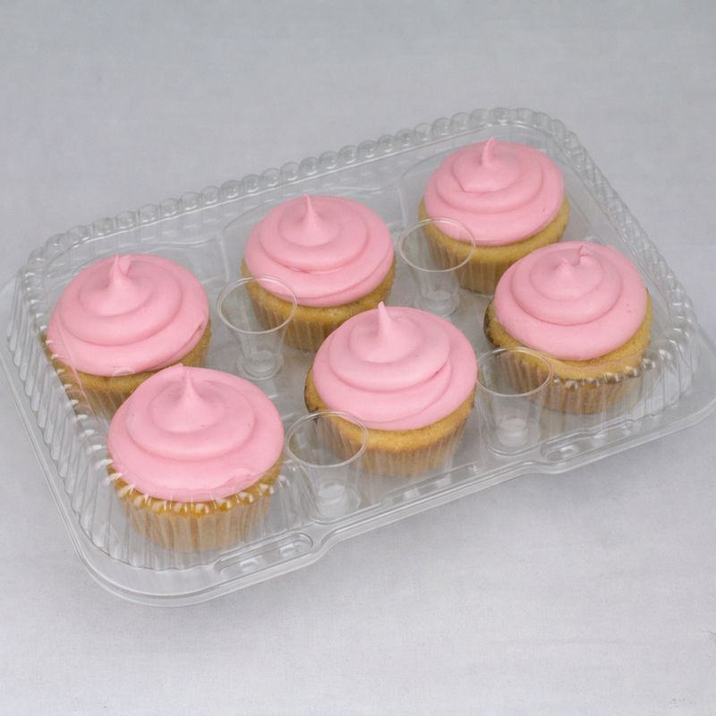Custom Colour Half Dozen (6) Big Cupcakes