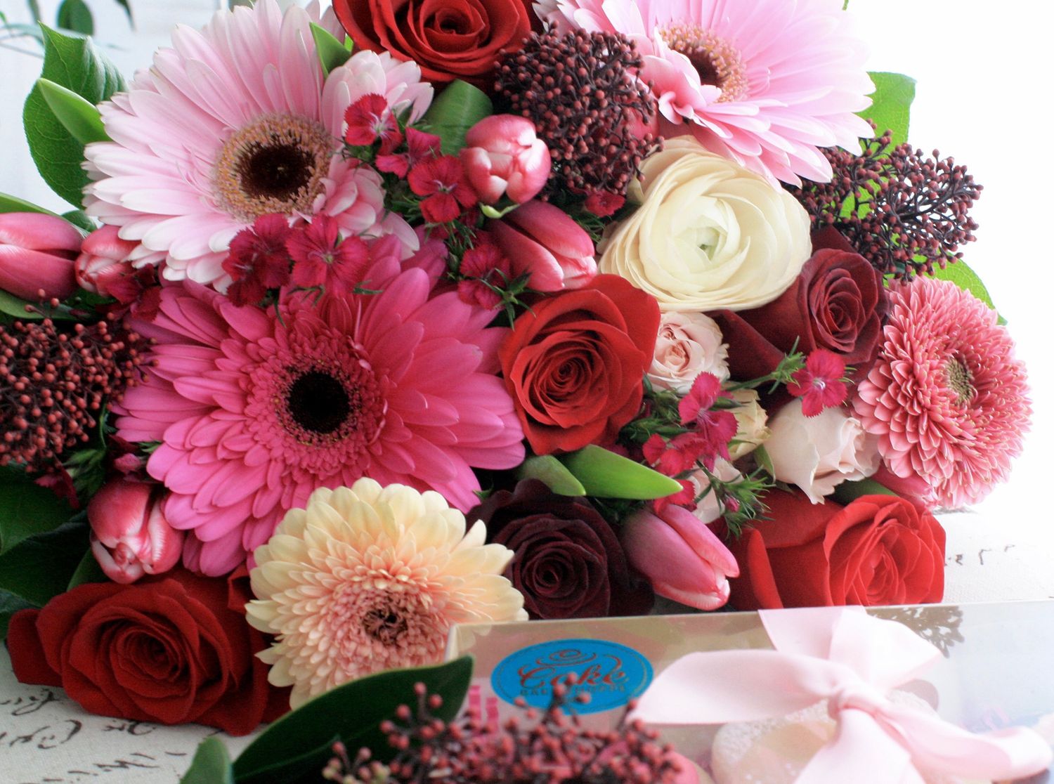 Mandala Floral Cake Arrangement