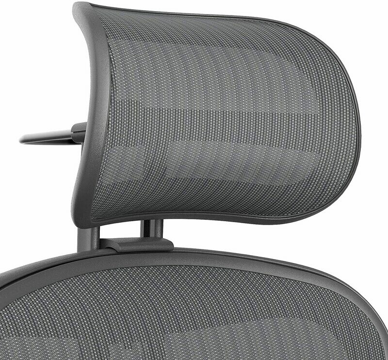 Atlas Suspension Mesh Headrest for Herman Miller Remastered Aeron Chair - Carbon